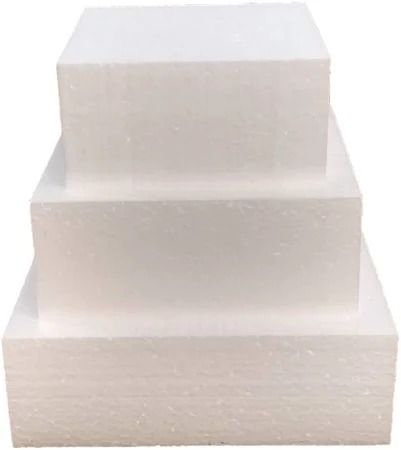 BOLO ISOPOR QUADRADO C/3PCS